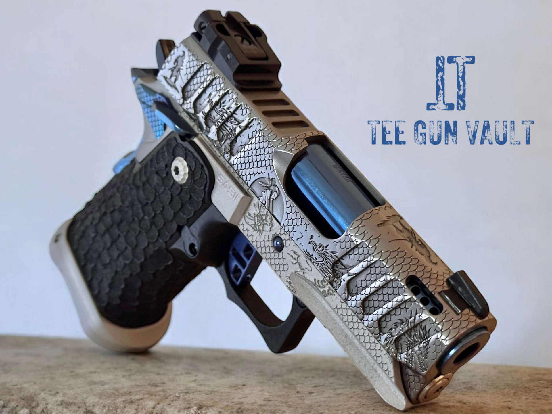 BUL ARMORY SAS II ULTRALIGHT PRO 2 PORTED “SAMURAI” BLUE TRIGGER