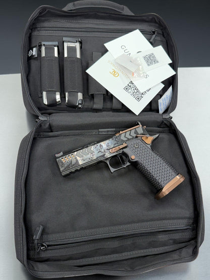 CNC GUNWORKS AKIRA “KATANAKAJI” 1 OF 5 PORTED 4.6”  DLC/ROSE GOLD FINISH 9MM