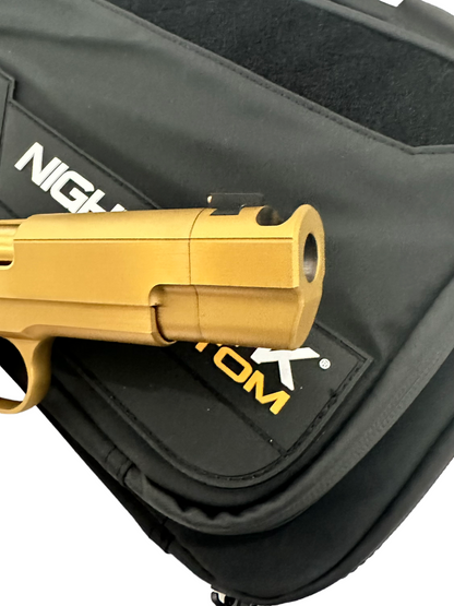 NIGHTHAWK CUSTOM FIREHAWK GOLD TIN WITH IOS CUT .45ACP