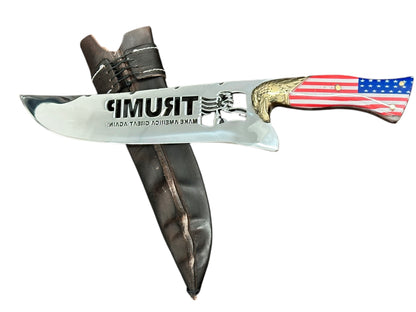 TRUMP KNIVES WITH THE EAGLE AMERICAN FLAG GRIP