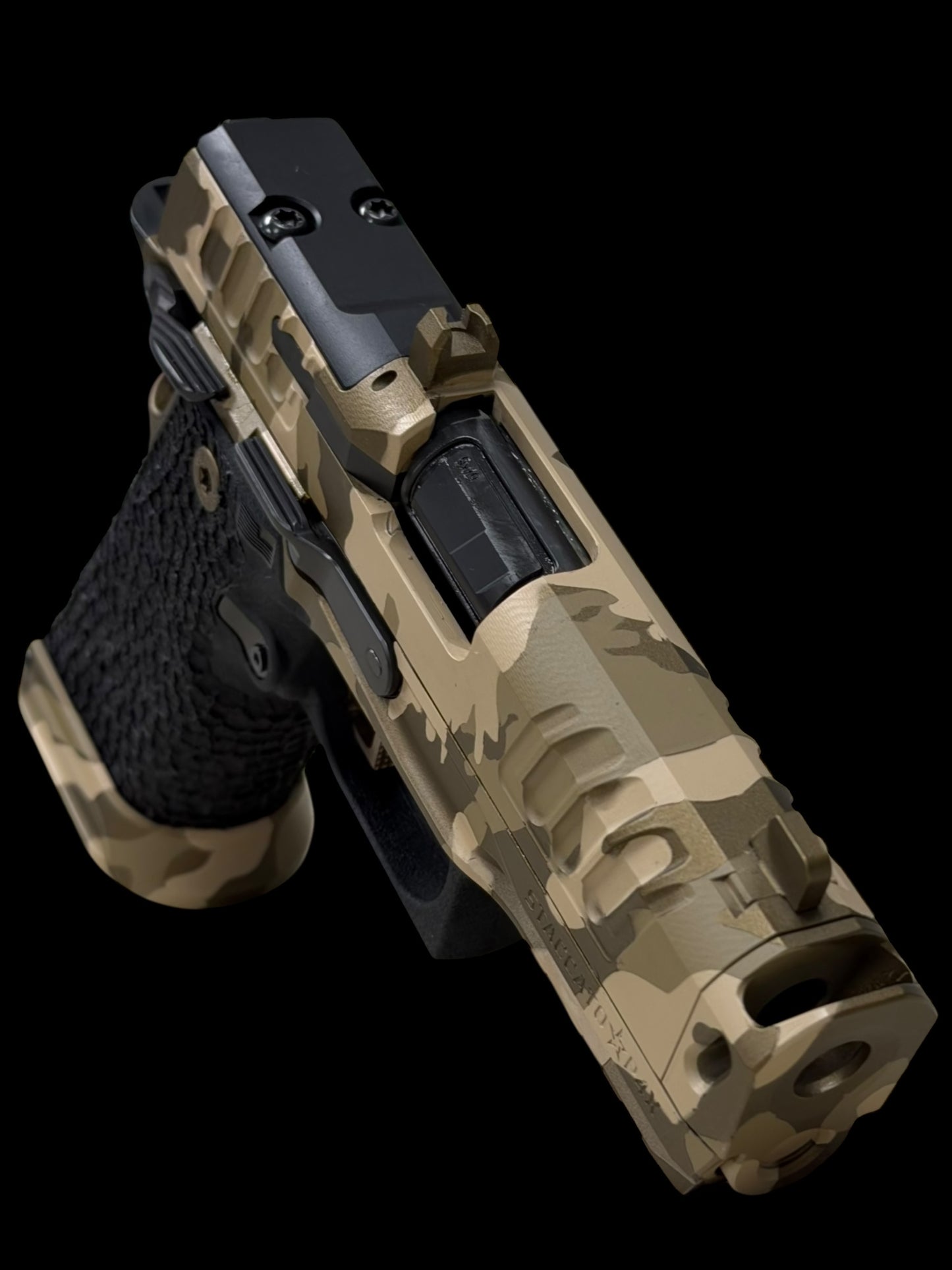 STACCATO HD P4X MULTICAM STEEL FRAME / FULL SIZE GRIPS WITH INFINITY TRIGGER