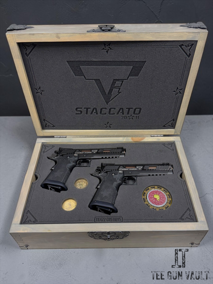 TARAN TACTICAL STACCATO JW3 COMBAT MASTER BOX SET LIMITED EDITION JOHN WICK PISTOLS