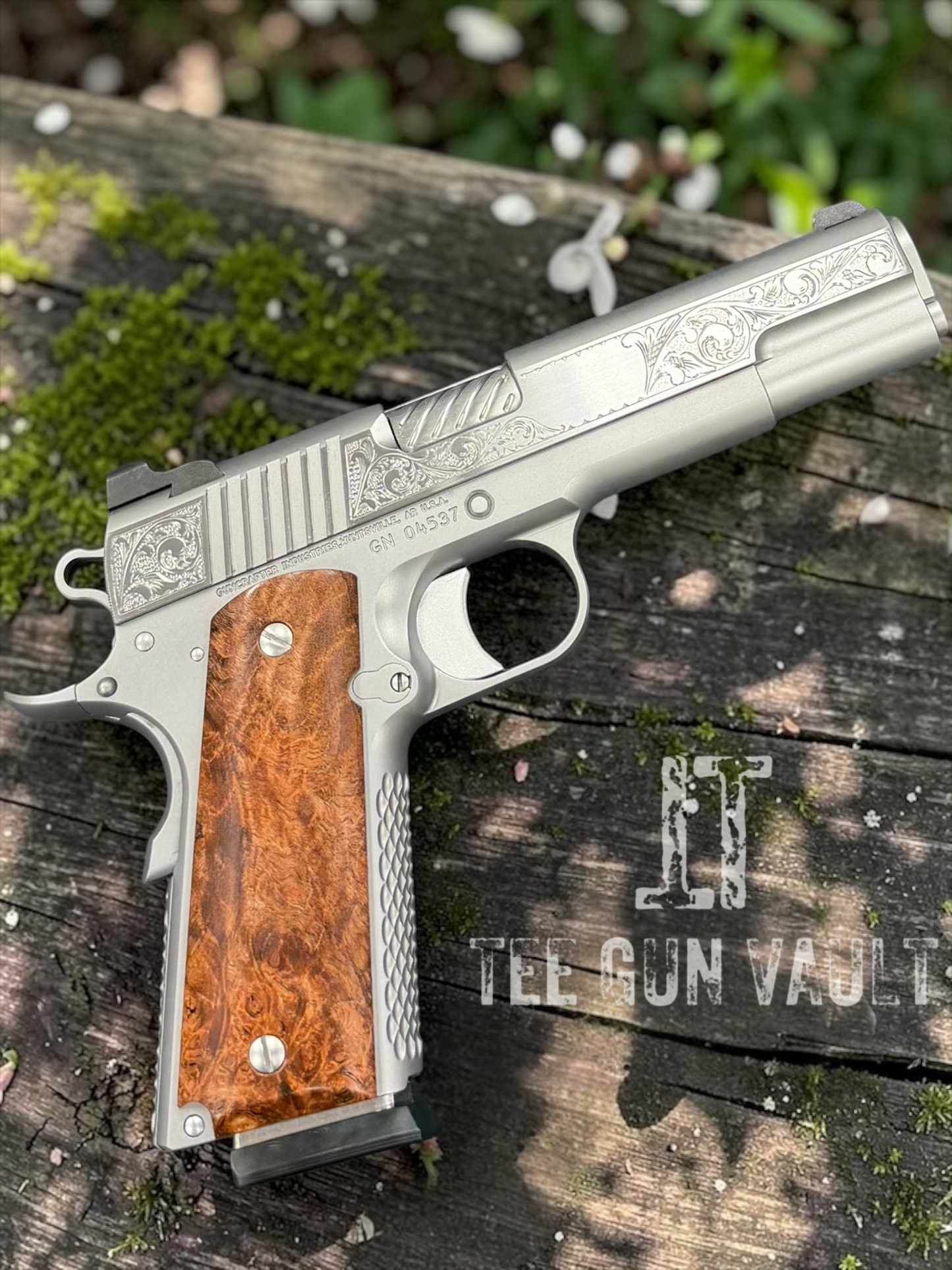 GUNCRAFTER INDUSTRIES 1911 RENAISSANCE .45 ACP STAINLESS STEEL ENGRAVED
