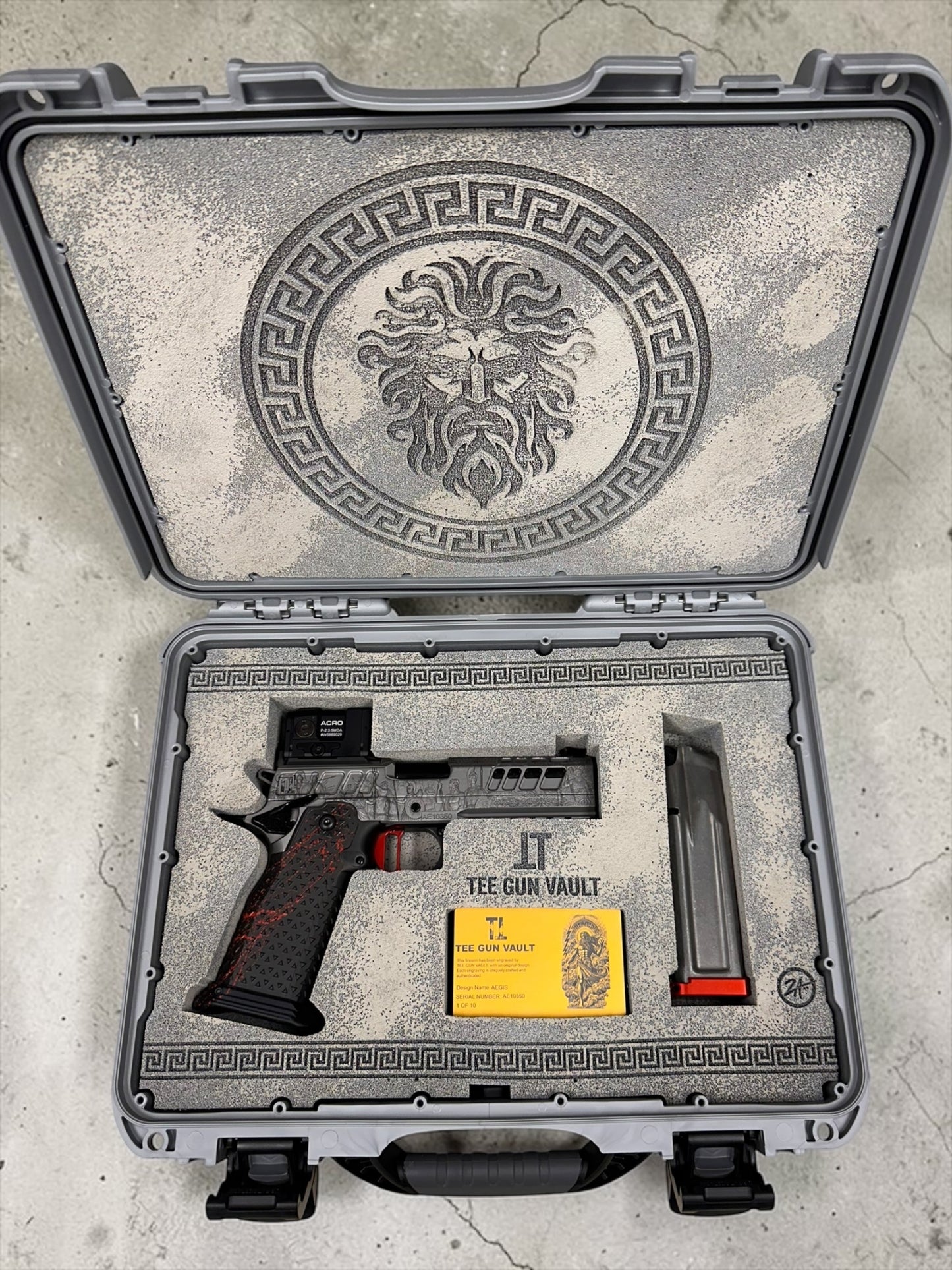 ATLAS GUNWORKS CUSTOM ATHENA “AEGIS” 1 OF 10 V PORTED MASTERPIECE V2 PERFECT ZERO