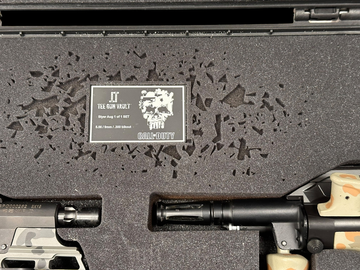 STEYR AUG TRANSFERABLE FULL AUTO MACHINE GUN CALL OF DUTY 1 OF 1 CAMO SET (EFORM 3 READY) NFA ITEM