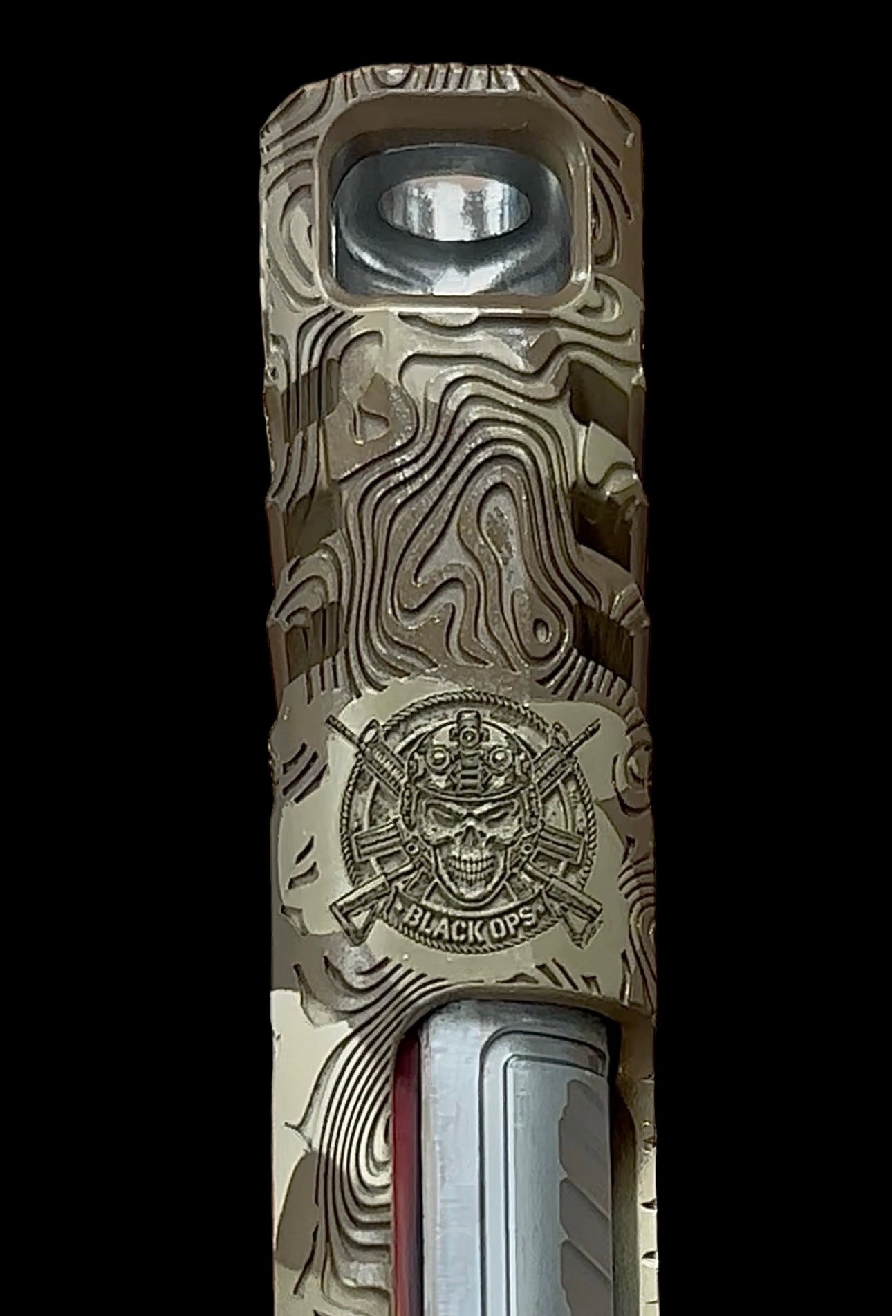 STACCATO CS “BLACK OPS” PORTED 3.5” X SERIES MULTICAM WITH TRIJICON RMR AND TLR7