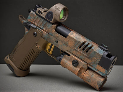 STACCATO CUSTOM XC SUNKEN SHIP EDITION WITH T7 ALUMINUM GRIPS GOLD TRIGGER SRO & X300