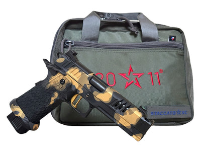 STACCATO CUSTOM XC MULTICAM FINISH DRAGON SCALE GRIPS AND ATLAS TRIGGER