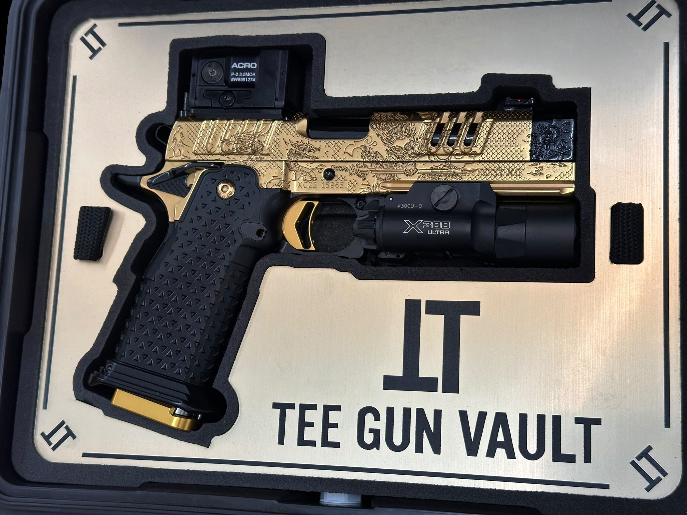 STACCATO CUSTOM XC “LAST SAMURAI” GOLD NITRIDE WITH BLACK DLC