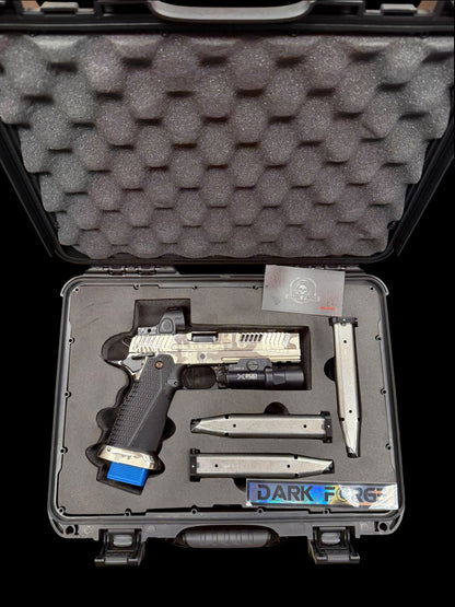 DARK FORGE REAPER HIGH POLISHED NICKEL CAMO FINISH WITH SRO AND X300