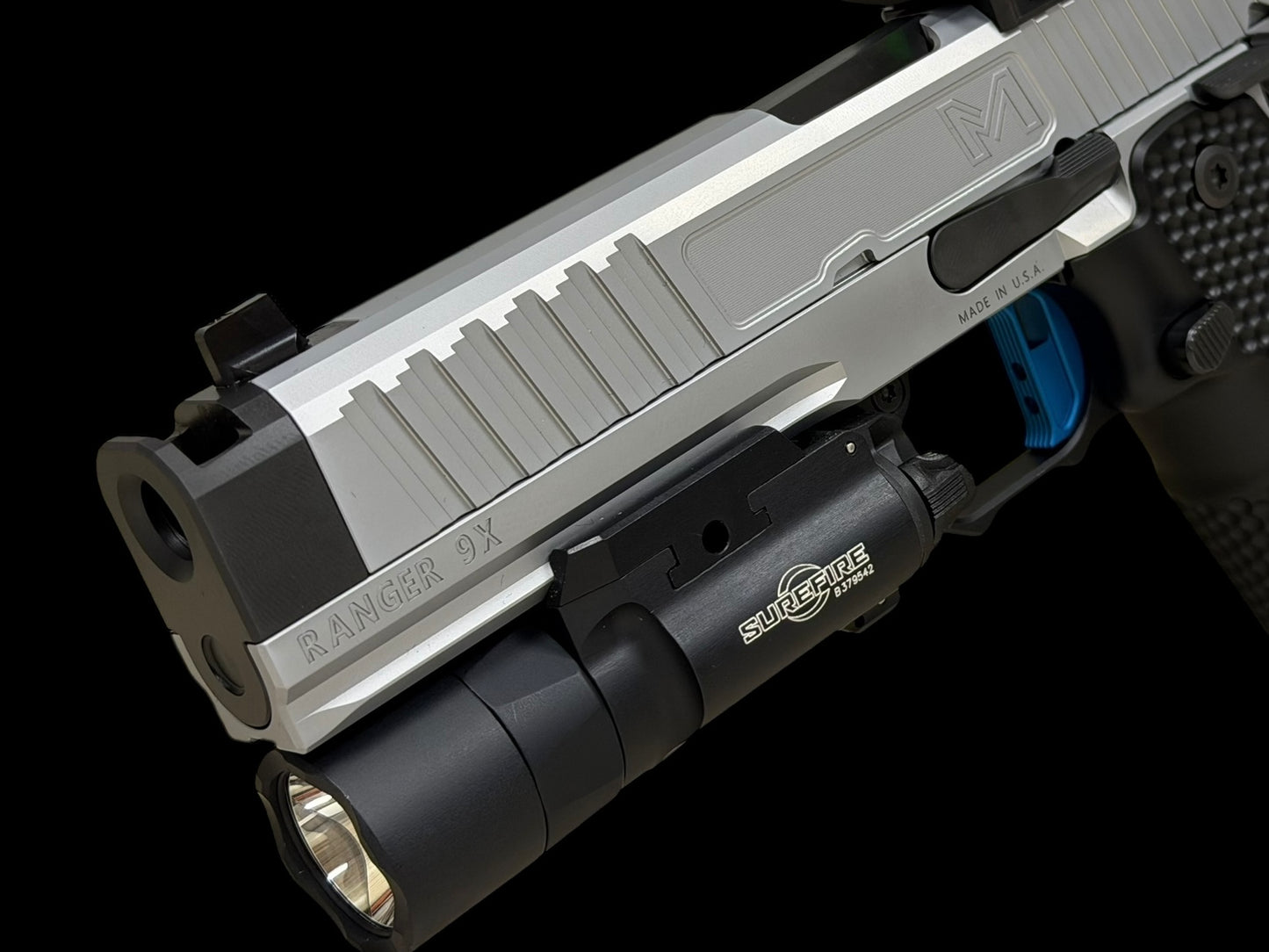 MILLER PRECISION RANGER 9X SILVER PVD WITH TRIJICON RMR HD AND X300