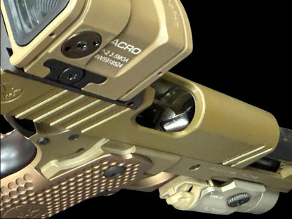 NIGHTHAWK CUSTOM SANDHAWK W/ACRO P2 AND X300 9MM (PRE OWNED UNFIRED) MINT