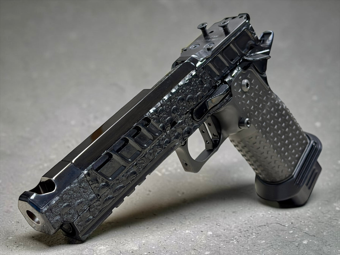 ATLAS GUNWORKS EREBUS V2 “VITA” ENGRAVED FULL POLISHED DLC FINISH