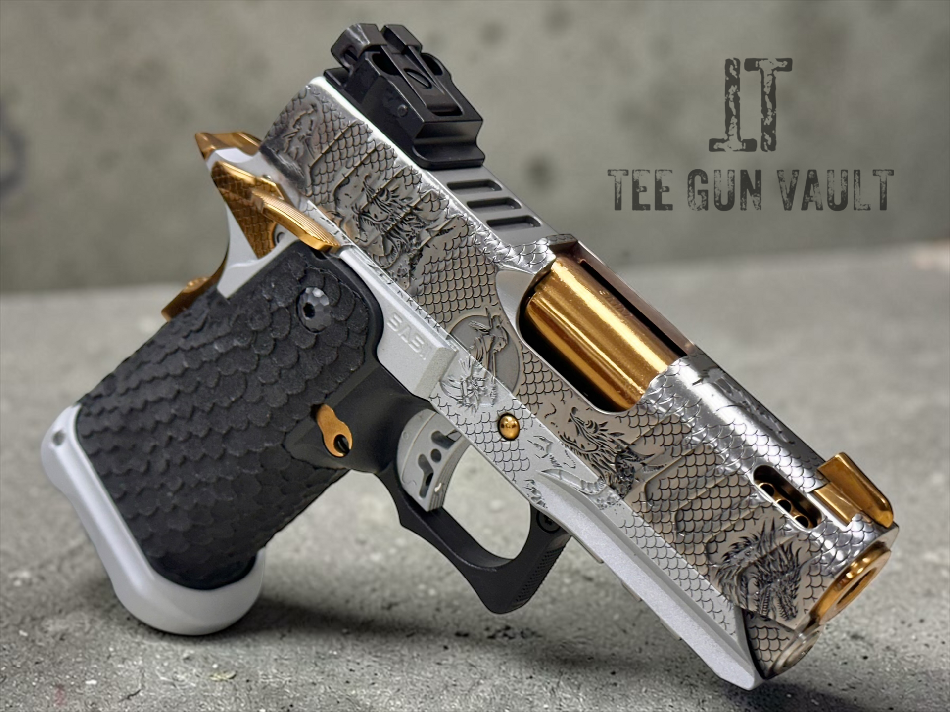 BUL ARMORY SAS II ULTRALIGHT PRO 2 PORTED “SAMURAI” 3.25” SILVER
