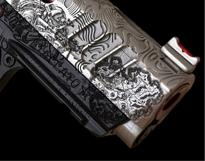 STACCATO CS CUSTOM “BLACK OPS” 3.5” PORTED SILVER/ROSE GOLD PVD (PRE OWNED MINT)