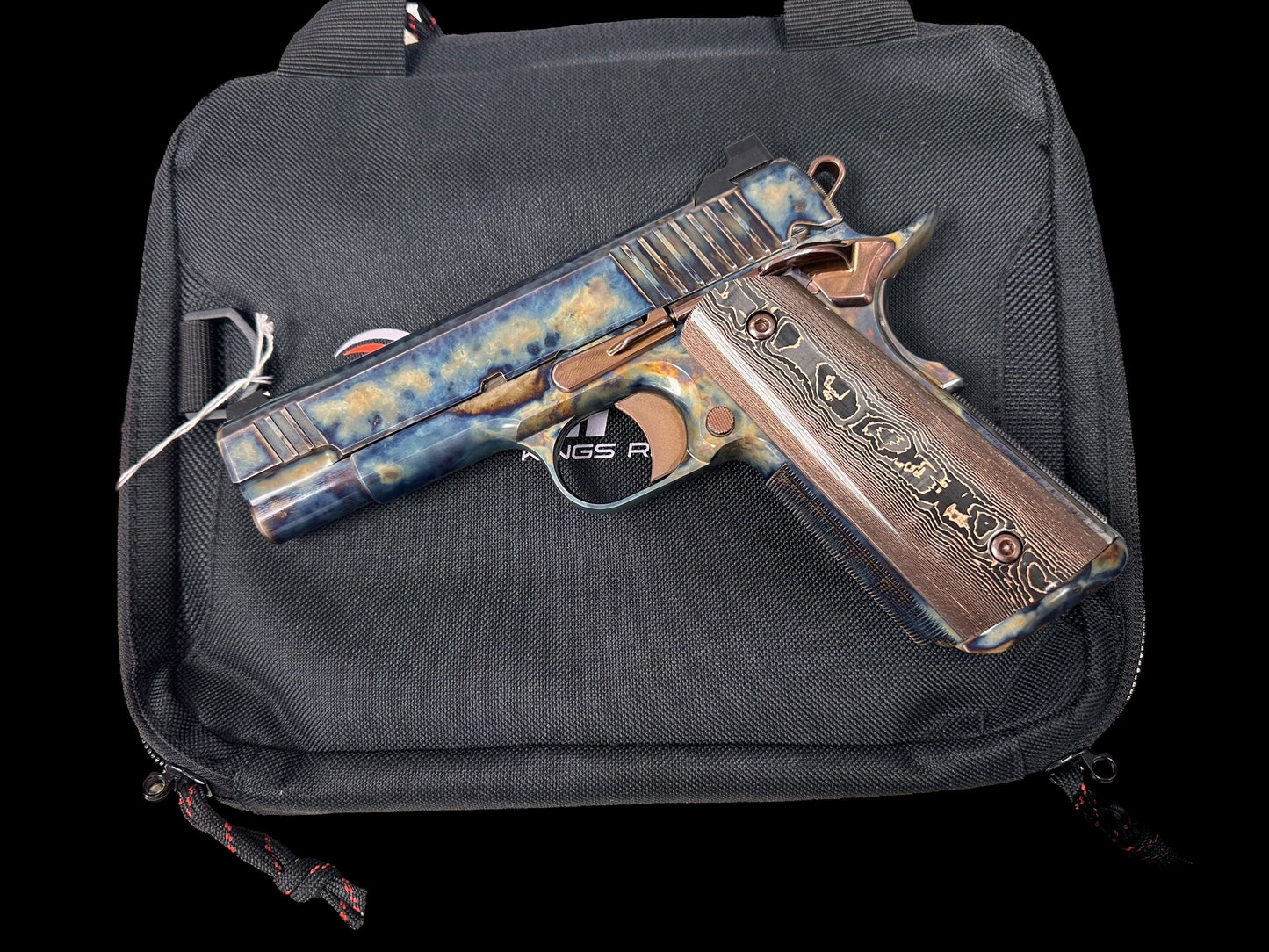 KINGS RIVER CUSTOM FCC 1911 COMMANDER FULL CASE HARDENED 9MM WITH MASTERPIECE