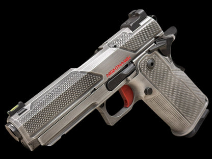 NIGHTHAWK CUSTOM DOUBLE AGENT 9MM DOUBLE STACK RIDDICK FACTORY FINISH WITH RMR OPTIC PLATE. SUPER RARE