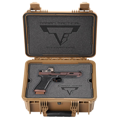 TTI G34 Gen 5 Copperhead With Custom Hard Case & trijicon sro bronze