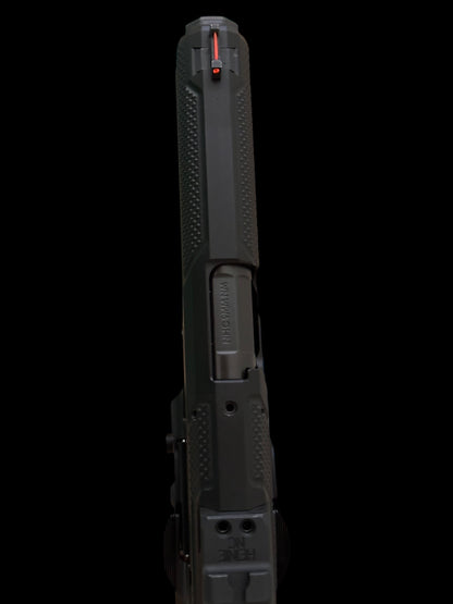 NIGHTHAWK CUSTOM DOUBLE AGENT DS 4.25” OPTIC READY BLACK DLC  COMMANDER AMBI SAFETY 9MM