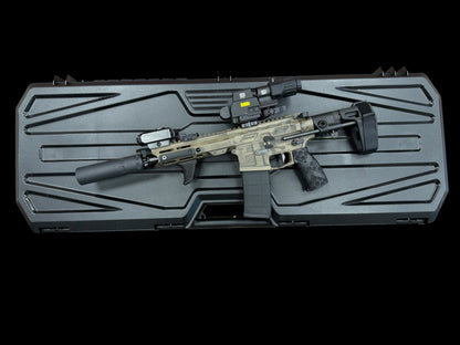 MUSTANG ARMAMENT 5.56 “CHESTY” CUSTOM BILLET 8” AR PISTOL FDE