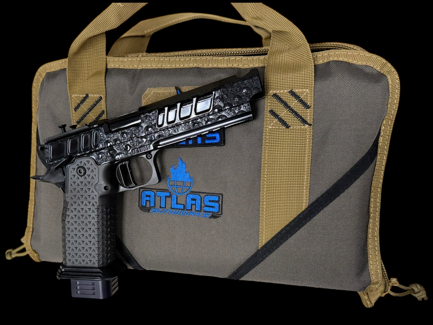 ATLAS GUNWORKS EREBUS V2 “VITA” ENGRAVED FULL POLISHED DLC FINISH
