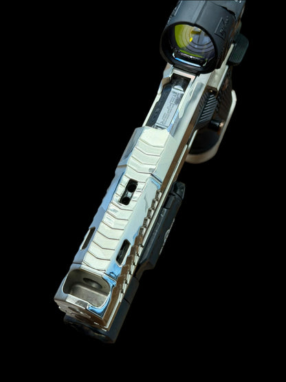 DARK FORGE REAPER HIGH POLISHED NICKEL CAMO FINISH WITH SRO AND X300