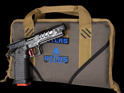 ATLAS GUNWORKS EREBUS V2 BLACK “TRIBAL DRAGON” RED TRIGGER