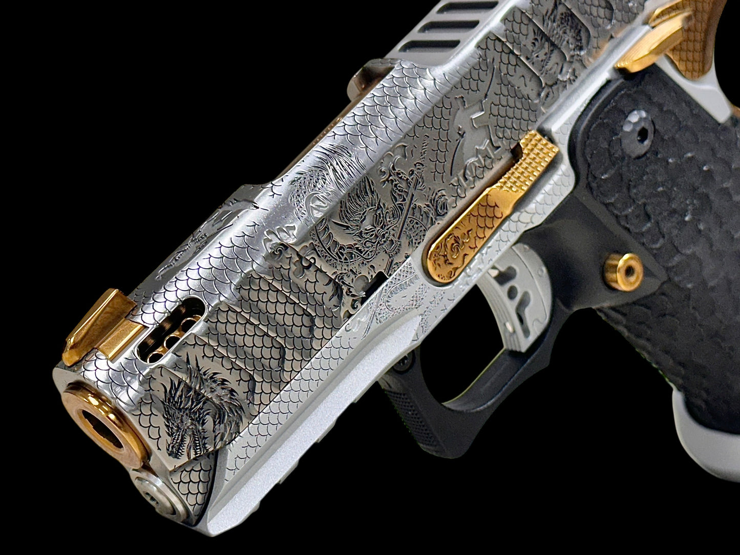 BUL ARMORY SAS II ULTRALIGHT PRO 2 PORTED “SAMURAI” 3.25” SILVER/COPPER PVD FINISH