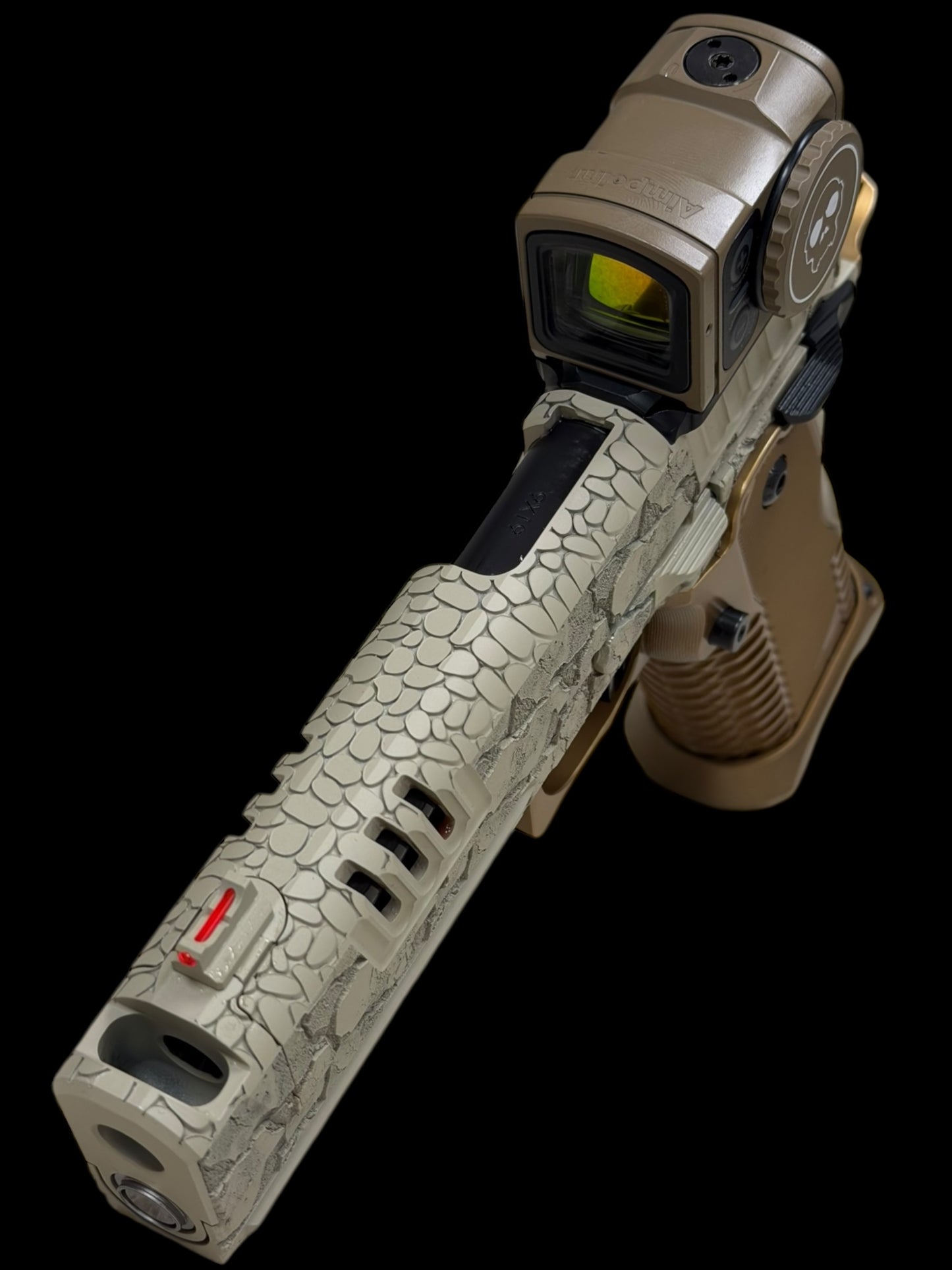 STACCATO CUSTOM XC “STONE FORGE” EDITION WITH EDGE TRIGGER AND T7 ALUMINUM GRIPS & ACRO P2