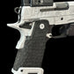 CUSTOM STACCATO CS PORTED 3.5” ENGRAVED “THE LAST SAMURAI” WITH RMR AND LIGHT IN GREY FINISH