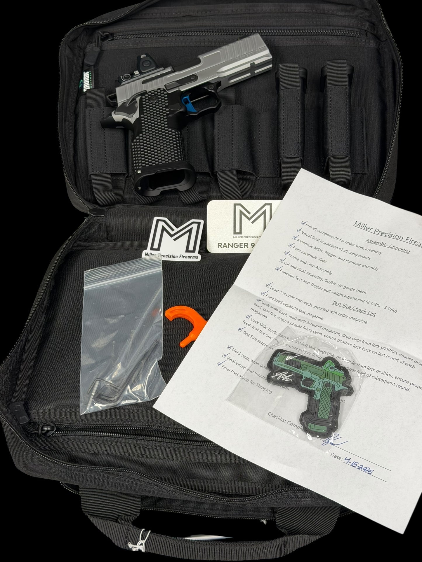 MILLER PRECISION RANGER 9SC PORTED WITH TRIJICON RMR