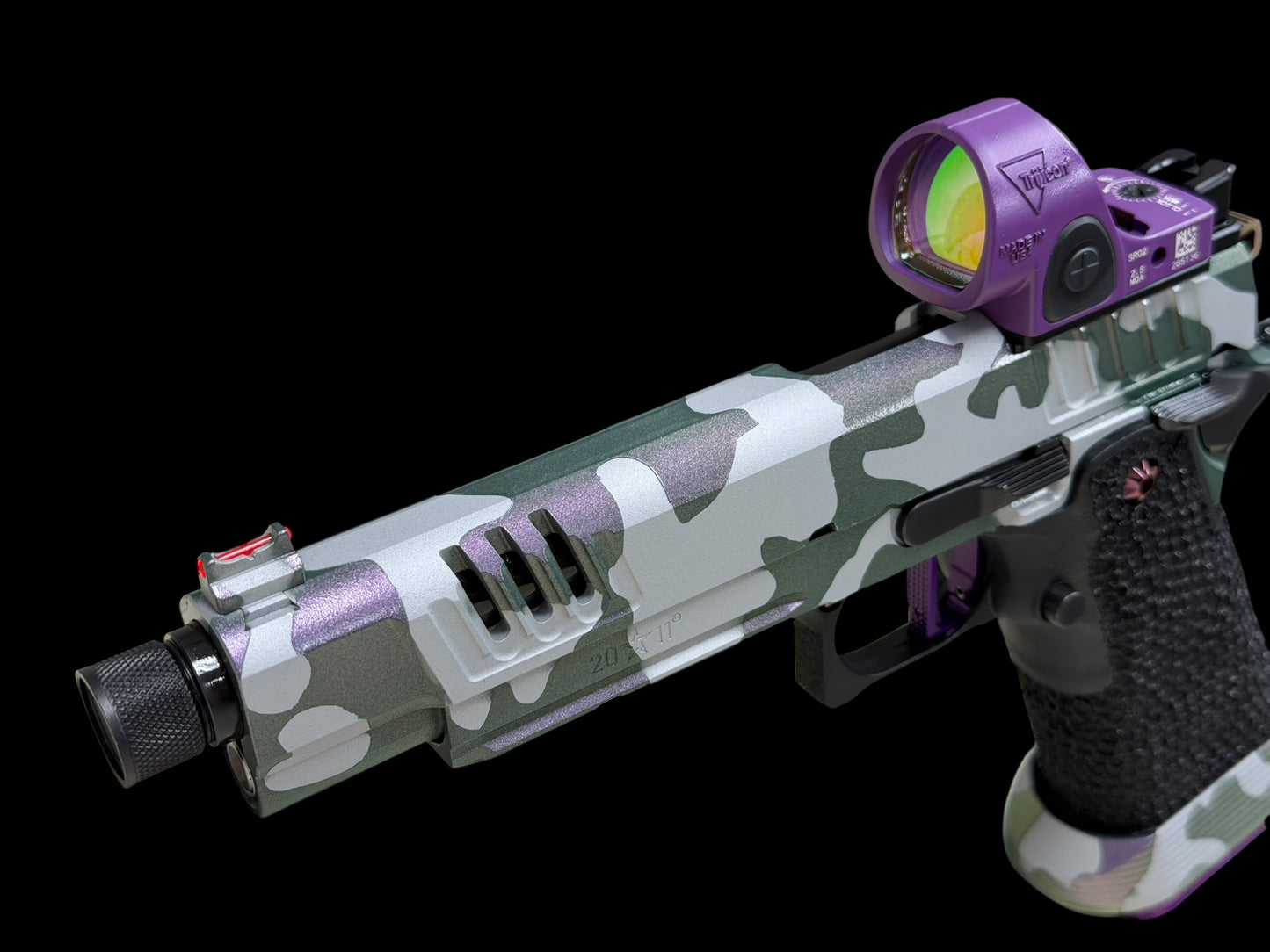 STACCATO CUSTOM XL MULTI CAM THREADED 5.4” BARREL WITH INFINITY TRIGGER AND SRO
