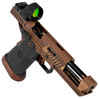 TARAN TACTICAL TTI SAND VIPER SOLID - LIMITED EDITION WITH TRIJICON BLACK SRO 9MM