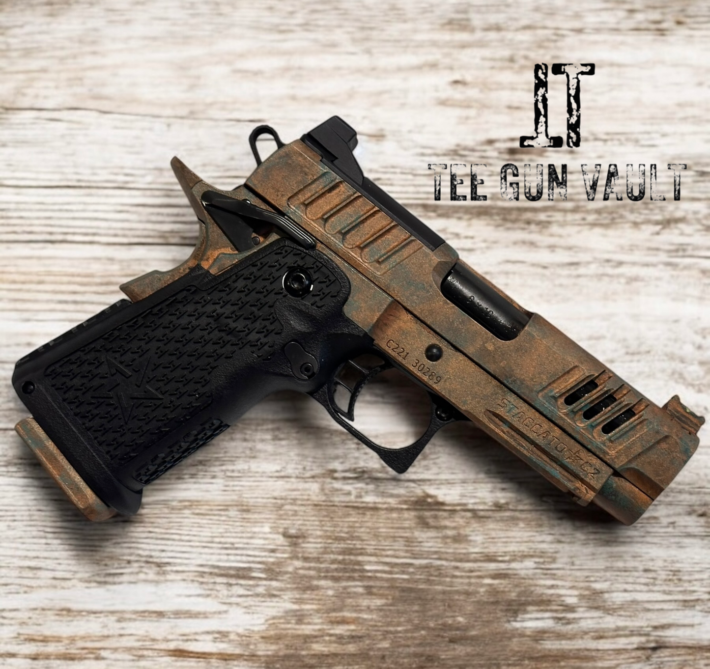 STACCATO SUNKEN SHIP LIMITED EDITION C2 X SERIES 2011 CARRY DLC PORTED 3.9” BARREL