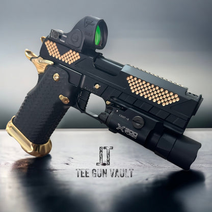 COMBAT PRECISION CUSTOM 2011 PORTED WITH TRIJICON SRO & X300 9MM