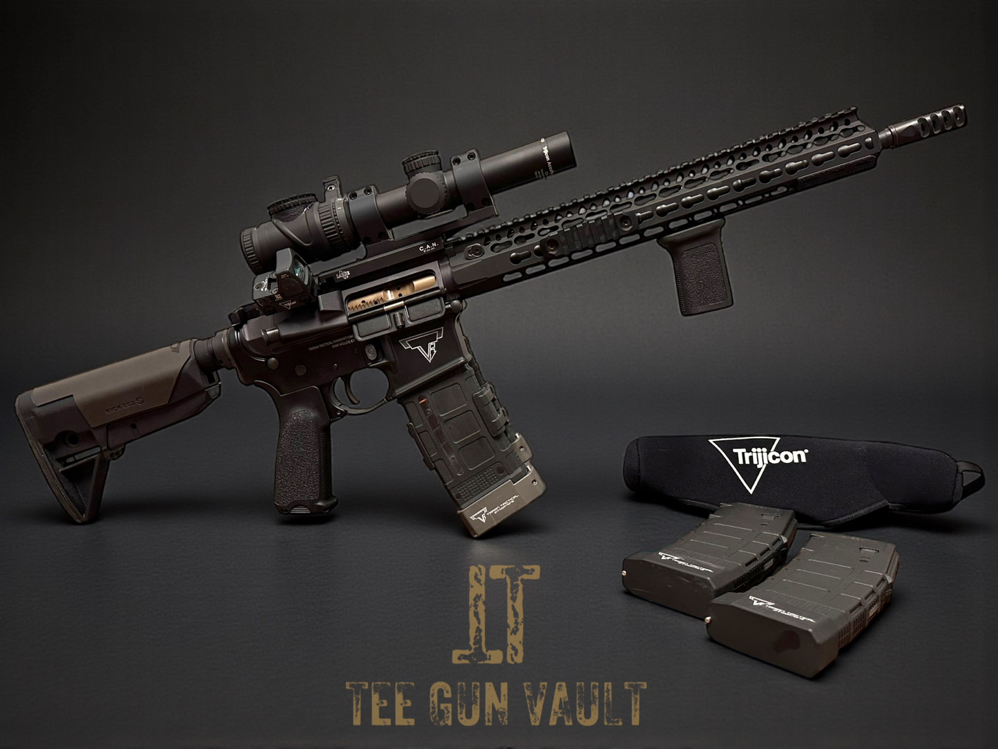TARAN TACTICAL JW2 ULTRALIGHT RIFLE WITH TRIJICON SCOPE AND RMR MOUNTED PRE OWNED