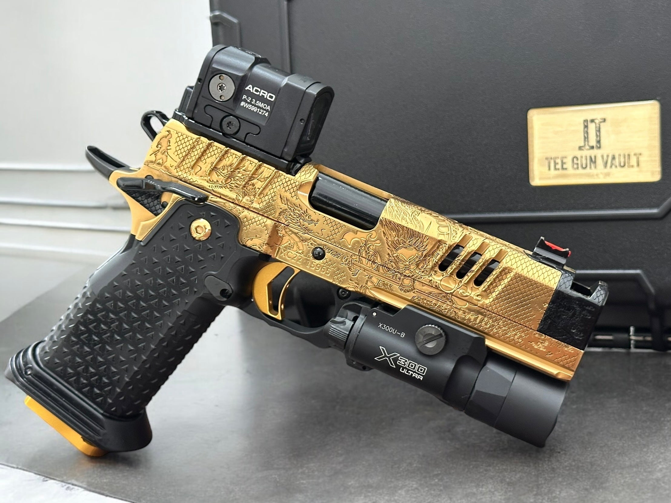 STACCATO CUSTOM XC “LAST SAMURAI” GOLD NITRIDE WITH BLACK DLC