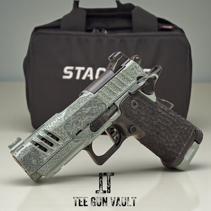 STACCATO CUSTOM CS “MEDUSA” 3.5” PORTED X SERIES DRAGON SCALE GRIPS