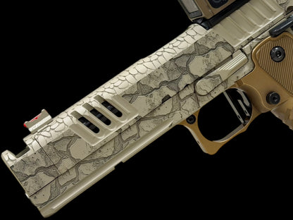 STACCATO CUSTOM XC “STONE FORGE” EDITION WITH EDGE TRIGGER AND T7 ALUMINUM GRIPS & ACRO P2
