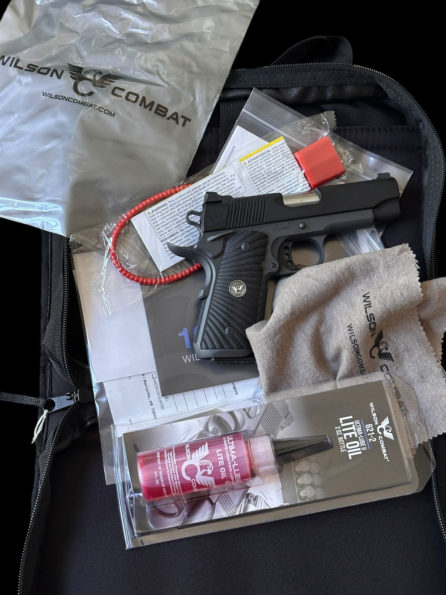 WILSON COMBAT CP-9 TACTICAL SUPERGRADE COMPACT BLACK ARMOR-TUFF FINISH 9MM