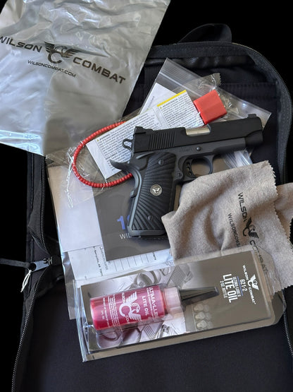 WILSON COMBAT CP-9 TACTICAL SUPERGRADE COMPACT BLACK ARMOR-TUFF FINISH 9MM