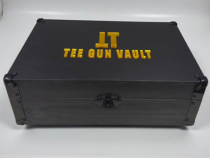 TEE GUN VAULT EXCLUSIVE WOODEN MAGNETIC LED SCREEN COLLECTOR DISPLAY BOX (LIMITED EDITION)
