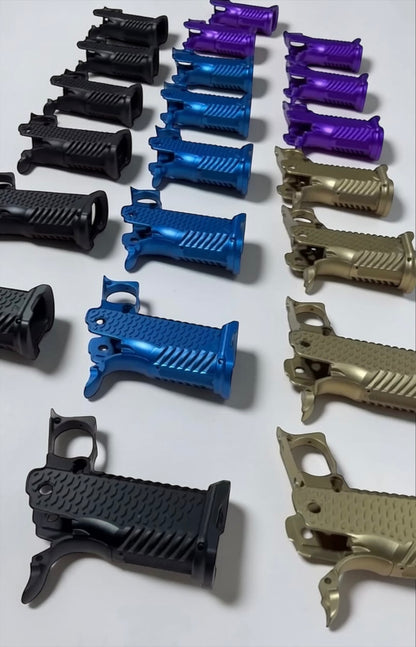 TGV T7 ALUMINUM GRIPS STACCTO 2011 CONVERSION kit (AGGRESSIVE TEXTURE) ANODIZED