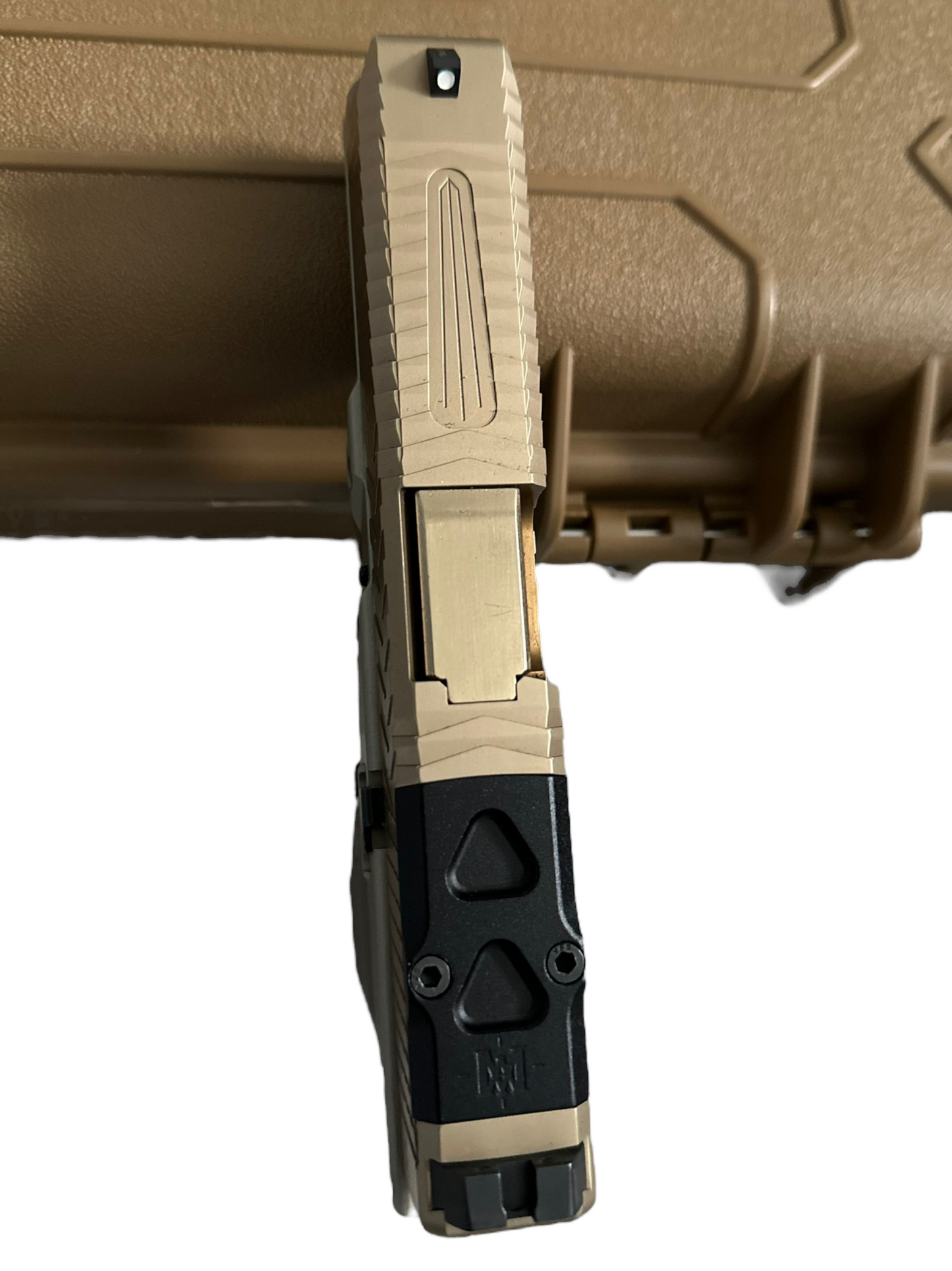 MATRIX ARMS MX19 FDE ALUMINUM FRAME GOLD BARREL SRO/TLR7A