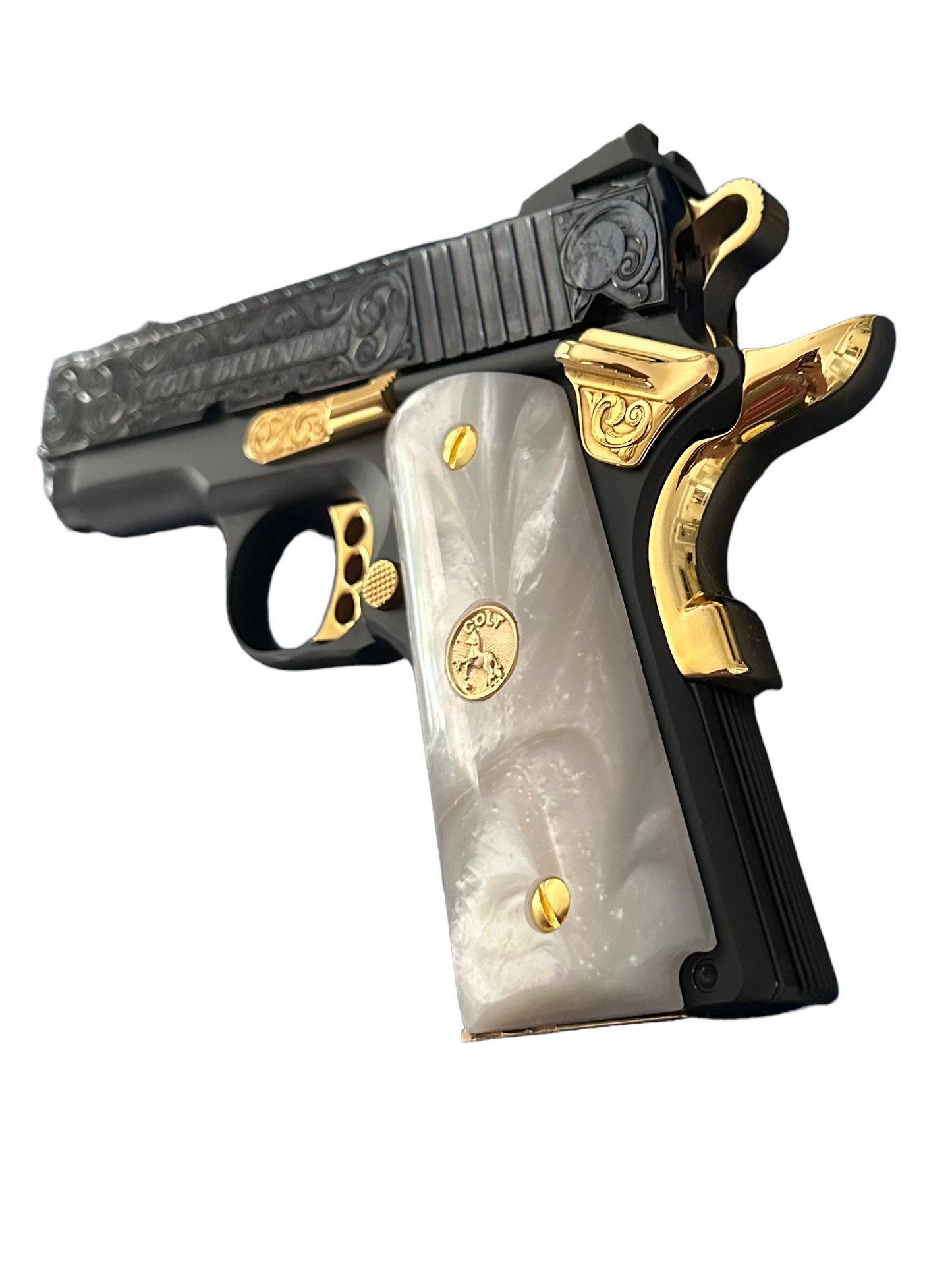 COLT CUSTOM DEFENDER LIGHT WEIGHT 1911 9MM 3” BARREL ENGRAVED