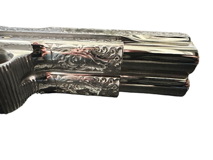 ARSENAL DOUBLE BARREL STANDARD CUSTOM WITH RARE DISPLAY CASE 1 OF 1 45ACP (PRE OWNED)