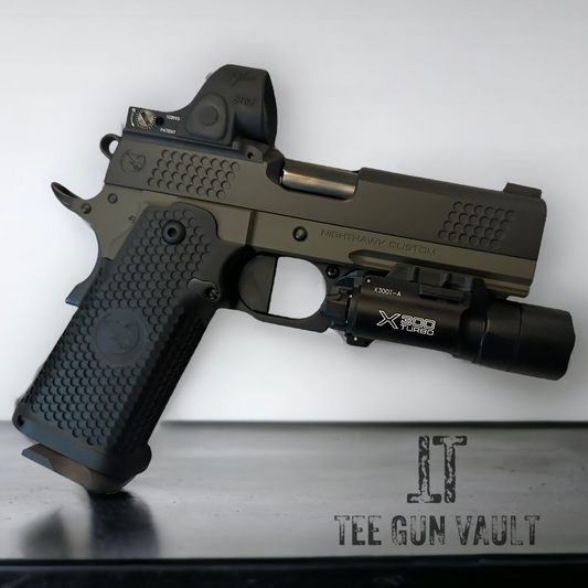 NIGHTHAWK CUSTOM TRS COMMANDER BLACK/OD GREEN FRAME 9MM