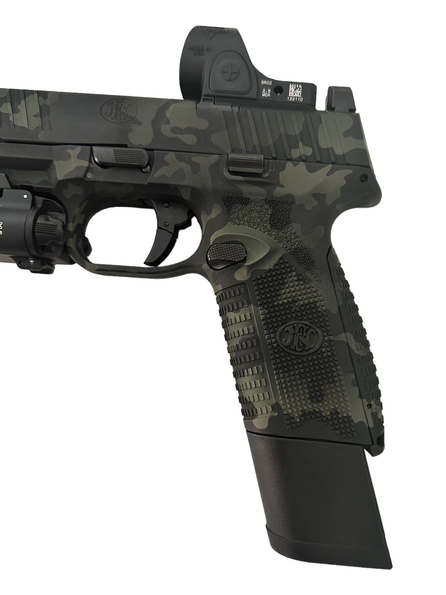 FN America 510 Tactical 10mm threaded barrel camo