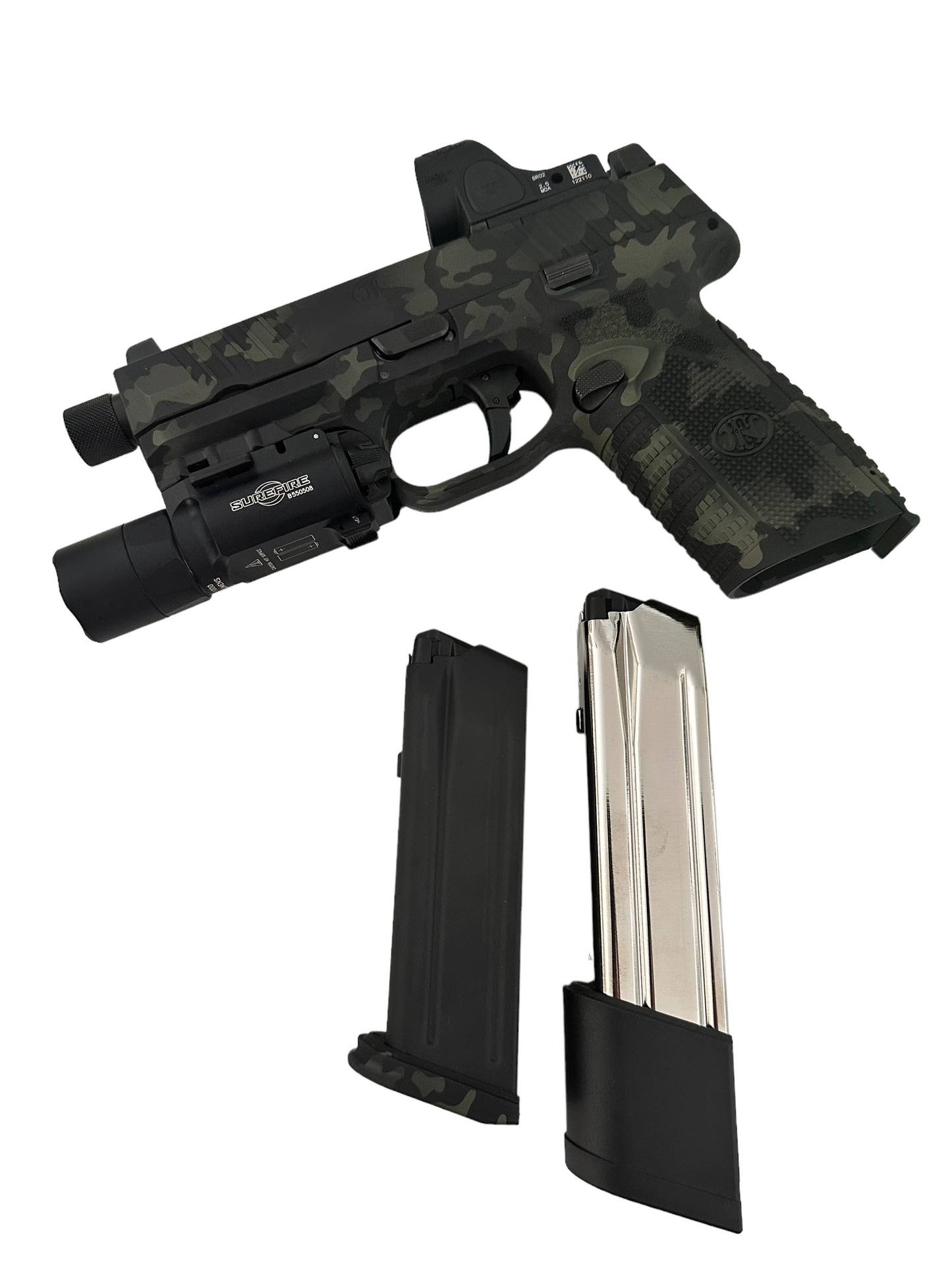 FN America 510 Tactical 10mm threaded barrel camo