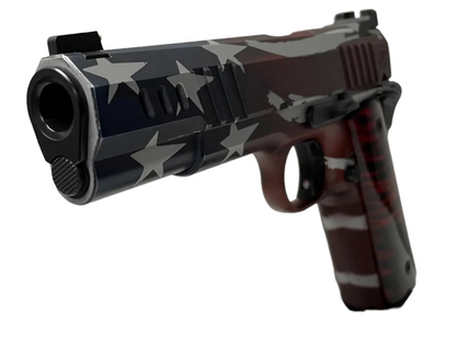 NIGHTHAWK CUSTOM PRESIDENT HILLBILLY 223 CERAKOTE W/ ELDER BURL WOOD GRIPS NIB! .45 ACP